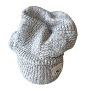 Adidas Climawarm Lined Gray Knit Stretch Womens Brim Hat Cap‎ size OS nwt